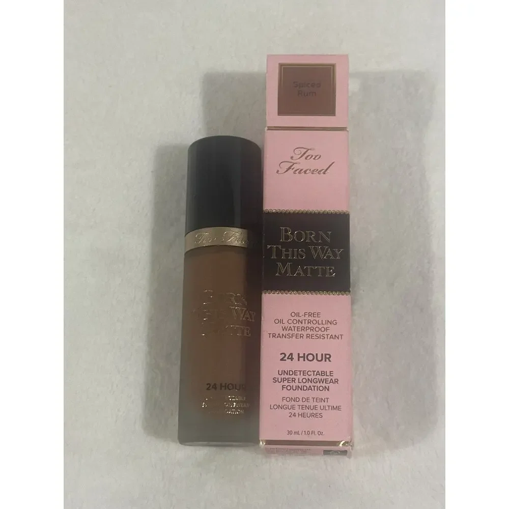 Too Faced Born This Way Foundation Spiced Rum 1oz Medium Full Coverage NEW